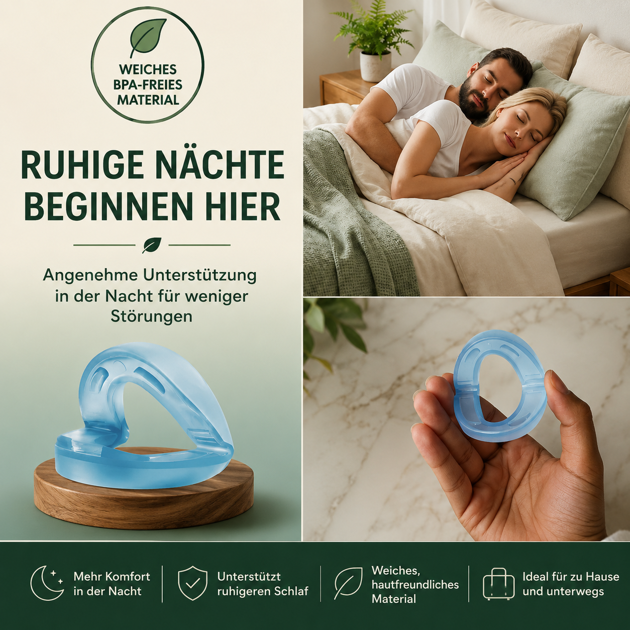 Sleepora™ Schnarchschutz-Mundstück